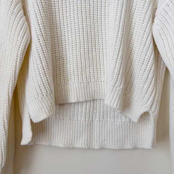 Alex Mill Crew Neck Pullover Sweater Large Ivory - Picture 4 of 8